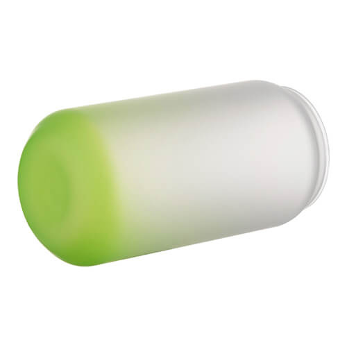 Frosted glass for sublimation 550 ml - green gradient