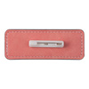 Leather badge 8.2 x 3.1 cm for sublimation - pink