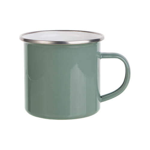 Vaso metálico de 360 ml para impresión por sublimación - gris verde