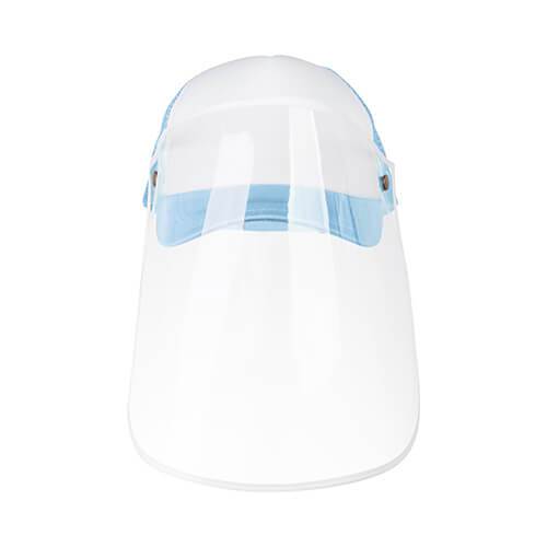 Sublimatiepet met vizier - blauw
