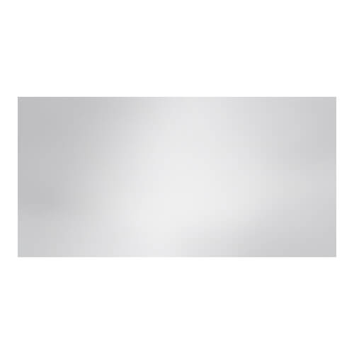 Aluminium plaat zilver spiegel 30 x 60 cm voor sublimatie