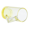 400 ml glazen mok met driehoekig handvat voor sublimatie - gele bodem