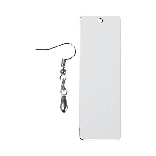 Earrings made of MDF for sublimation - rectangle