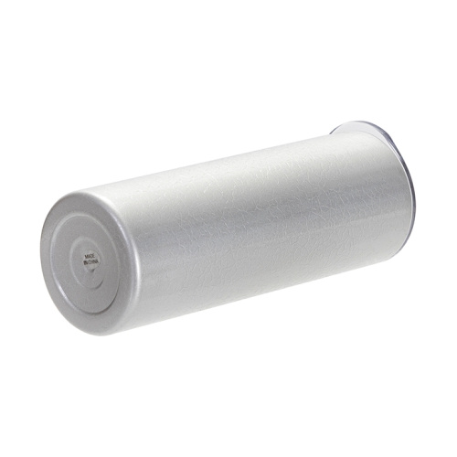 600 ml mugg med sprucken yteffekt för sublimering - silver