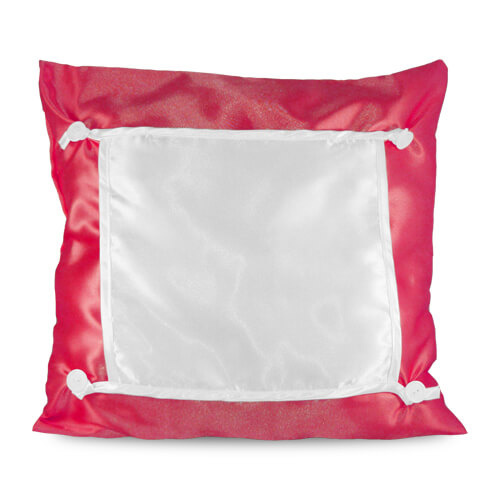 Pillowcase Eco 40 x 40 cm red Sublimation Thermal Transfer