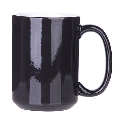 Mug magique 450 ml noir pour sublimation