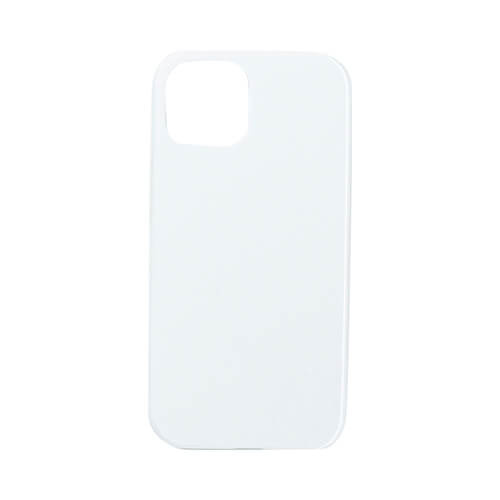 iPhone 14 3D caz alb lucios pentru sublimare