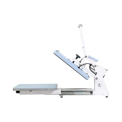 Automatische vlakbedpers met uitschuifbaar bovenblad 40 x 50 cm