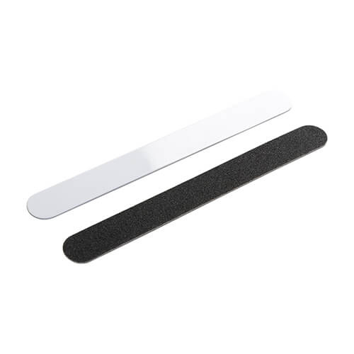 Stainless steel nail file for sublimation - rectangle with rounded corners