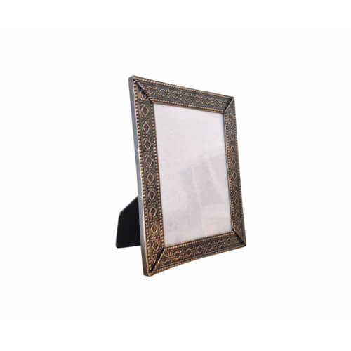 Brass metal frame 23,5 x 19 cm Sublimation Thermal Transfer