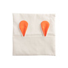 Linen pillowcase 40 x 40 cm for sublimation - orange ears