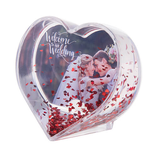 Boule de neige - coeur