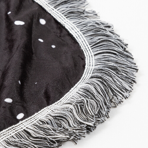 Couverture en peluche Bleached Starry Black Heart pour sublimation