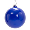 Christmas tree bauble Ø 7.8 cm for sublimation - blue glossy