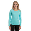 Solar dames T-shirt met lange mouwen voor sublimatie - Water Blue