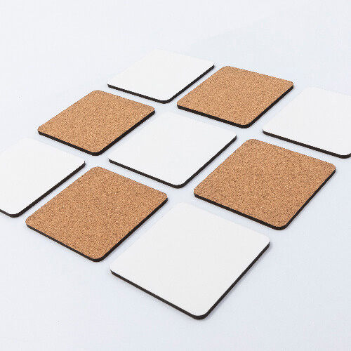 Τετράγωνο μαξιλαράκι για κούπα από MDF 9 x 9 cm για εξάχνωση