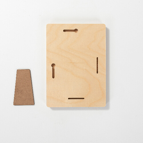 Fotoram i plywood för sublimering - 17,8 x 12,7 cm