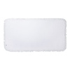 Serviette microfibre 152 x 76 cm à franges pour sublimation - blanc