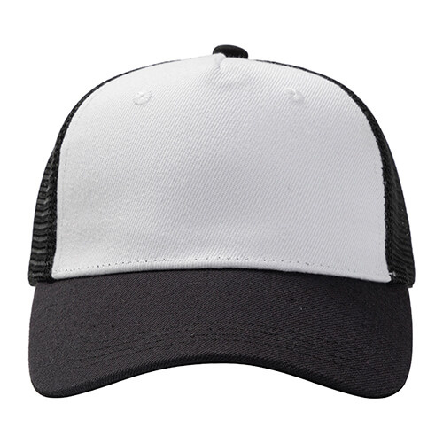 Trucker lippis aikuisille sublimaatiota varten - musta