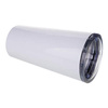 Thermal tumbler 480 ml stainless steel for sublimation - white
