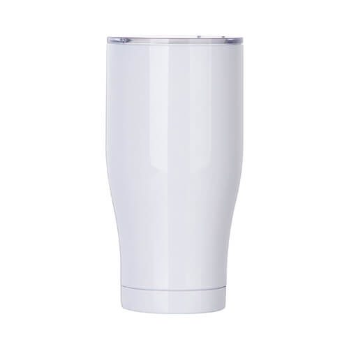850 ml ruostumattomasta teräksestä valmistettu sublimaatiomuki - valkoinen