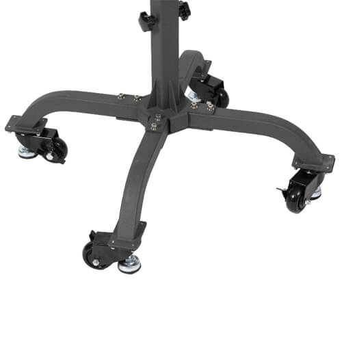 Universal heat press stand on wheels