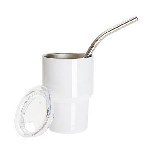 Stainless steel shot glass for sublimation - white