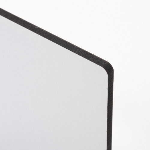 Dubbelzijdig vezelplaat voor sublimatie 20 x 20 x 0,6 cm - 2 st.