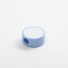 Ø 0,8 / 1 cm tapón pajita silicona para sublimación - círculo azul