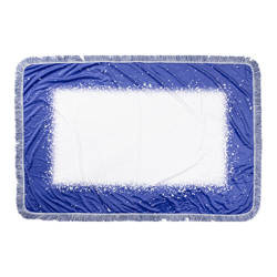 Pluche deken Bleached Starry Blue Rectangle voor sublimatie