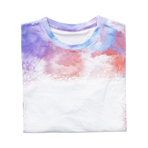 T-shirt Cotton-Like Bleached Mist Lavender για εξάχνωση