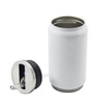 Bidon – canette de soda 300 ml avec paille Sublimation Transfert Thermique