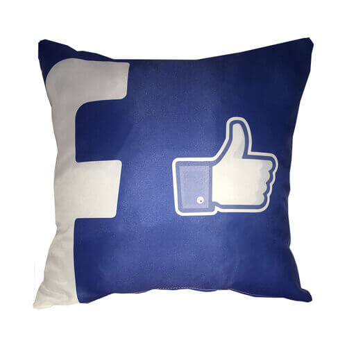 Poszewka z satyny 38 x 38 cm do sublimacji - Facebook