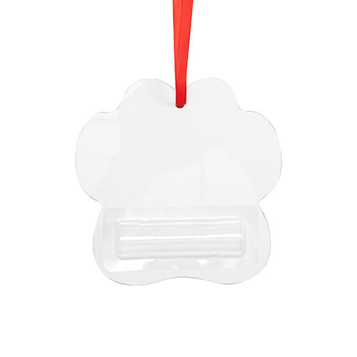 Pendentif MDF pour sublimation - Patte de chien