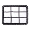 Plush blanket 101 x 76 cm with panels for photos for sublimation - 9 panels