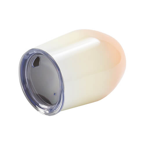 Mugg för glögg 360 ml för sublimering - vit och persika gradient