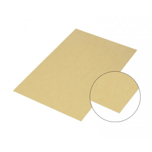 Gold matte brushed aluminium sheet 15 x 20 cm Sublimation Thermal Transfer