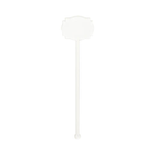 Acrylic beverage stirrer 15 cm for sublimation - rosette