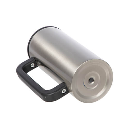 Mug 360 ml avec anse à sublimation en plastique - argent