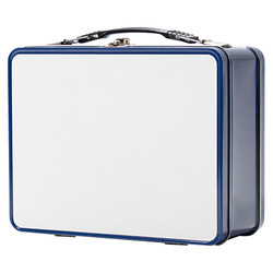 Metal lunch box for sublimation - blue