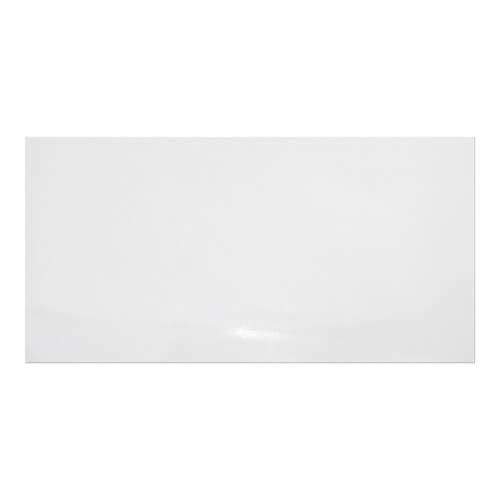 Lámina de aluminio, ultra blanco brillo, 30 x 60 cm, para sublimación