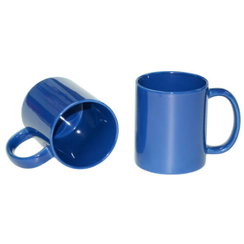 Taza a todo color - azul brillante para transferencia térmica