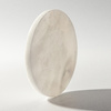 Coaster, Ø 10 cm, made of white marble and cork for sublimation - circle