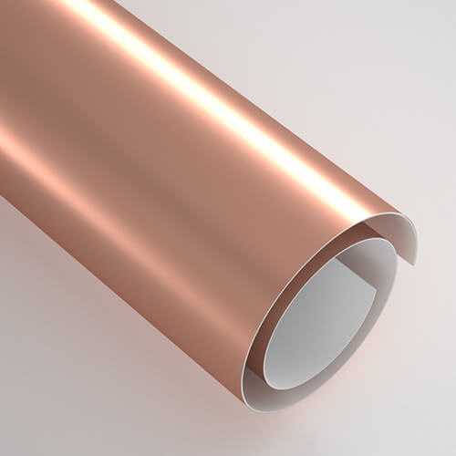 Self-adhesive foil 30.5 x 30.5 cm - 20 sheets - Glossy Rose Gold