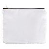 Cosmetic bag 20.5 x 16 cm with white sequins for sublimation