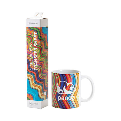 Hoja de transferencia Color Waves 30,5 x 30,5 cm - 4 uds.