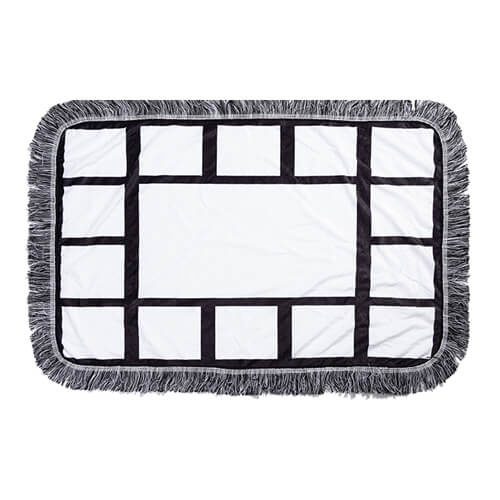 Plüss takaró 80 x 50 cm-es fotópanelekkel szublimációhoz - 15 paneltábla