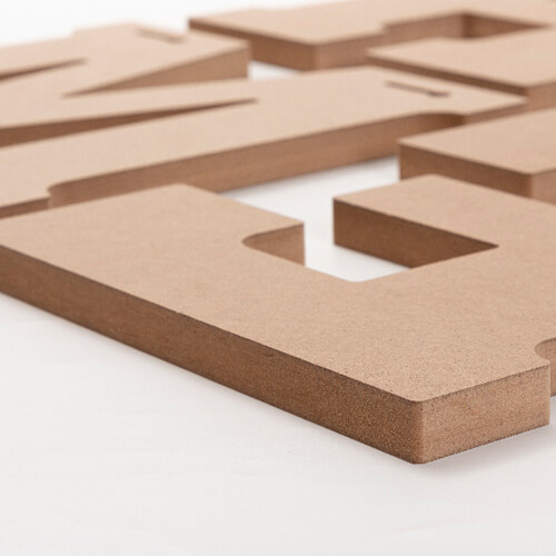 Decorative letters 25 cm made of MDF for sublimation - HOME