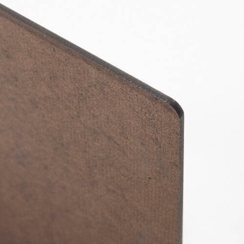 Vezelplaat voor sublimatie 20 x 20 x 0,3 cm - 2 stuks. - donkerbruine rug