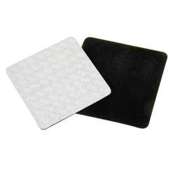 Square flannel self adhensive Coaster Pad